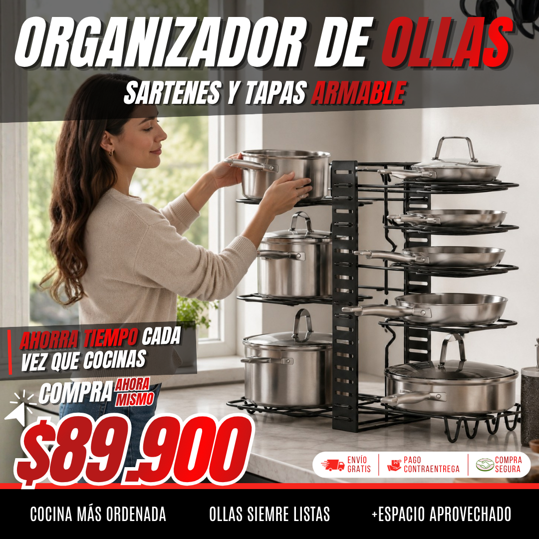 ORGANIZADOR DE OLLAS